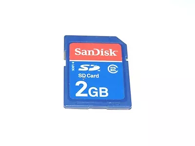 Genuine OEM SanDisk 2GB 2.0 GB SD Memory Card - Class 2 • $30.84