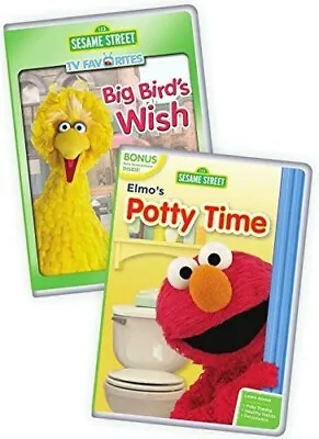 Sesame Street: Elmo's Potty Time / Big Bird's Wish [DVD] New • $5.75