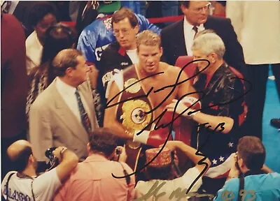 Tommy   The Duke  Morrison Autographed Boxing Photo  Look  • $59.99