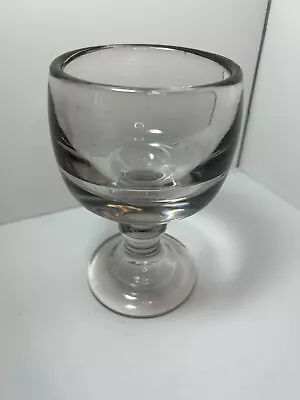 Glass Goblet Schooner Large Very Heavy 3lbs 8oz • $15