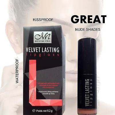 Great Nude Waterproof All Day Stay On Matte Lipstick Lipgloss Kissproof Popular • £3.49