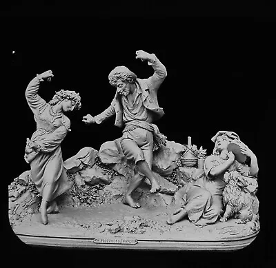 £15 • Buy POUZZOLES ( NAPLES ) C1890 OLD PHOTOGRAPH Magic Lantern Slide VICTORIAN STATUARY