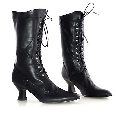 Ellie Shoes Amelia Victorian Steampunk Gothic 2.5  Heels Shoes Boots 253-AMELIA • $49.95