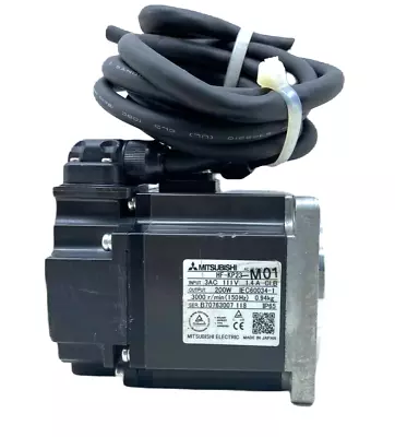 Mitsubishi Electric Melservo-j3 Hf-kp23 200w Ac Servo Motor 3000/rpm • $98