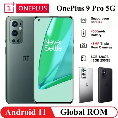 Global ROM OnePlus 9 Pro 5G Phone Snapdragon 888 128GB 256GB 6.7inch 120Hz Fluid • $1643.36