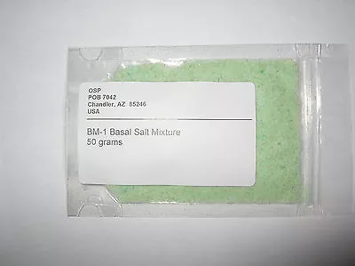 Orchid Flask And Tissue Culture Basal Salt Medium BM1 • £4.26
