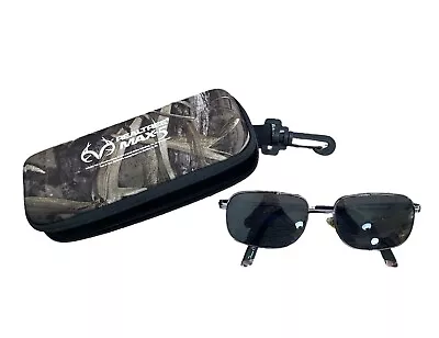 Realtree Max 4 Mens Sunglasses Camo Fishing Hunting Polarized Max 5 Case • $12