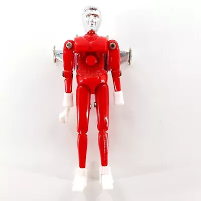 Vintage Micronauts Time Traveler Opaque Red Figure W/ Back Accessory MEGO 1976 • $99