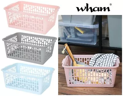 £14.95 • Buy WHAM Handy Storage Baskets Sold In Packs - Choice Of Colours