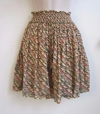Anthropologie Lil ~ Grassland Gallop Skirt ~ Zebra Print Mini Skirt ~ Size XS • $26.95