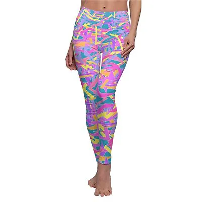 Not An Alien - Blue - Women's Cut & Sew Casual Leggings (AOP) • $33.22