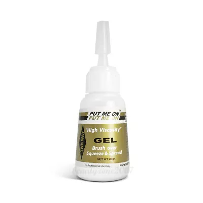 Put Me On Brush Gel Nail Glue For Dipping Powder Silk - Medium Thick /Gold • $11.99