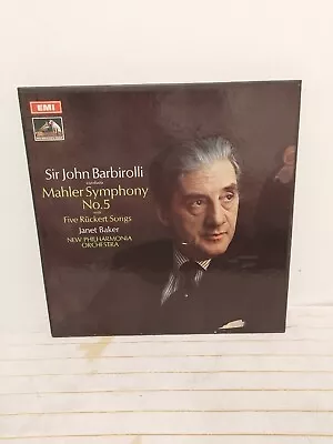 SLS 785 Mahler Symphony No. 5 / Janet Baker / Barbirolli NPO 2 LP Box • £24.99