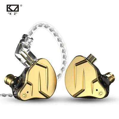 KZ ZSN Pro X Dual Driver 1BA+1DD Hybrid Metal Earphones HiFi Monitor Earbud B5P8 • $20.67