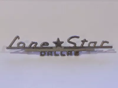 Vintage Lone Star Cadillac Dallas Texas Metal Dealer Badge Emblem Tag Trunk TX • $54.95