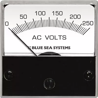 Blue Sea - 8245B-BSS Voltmeter Micro AC 0-250V (1EA) • $42.62