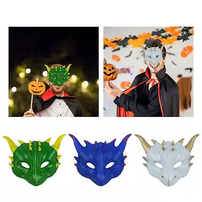 Children's Dragon Mask Masquerade Mask Cosplay Boys Costume Props Cartoon • $16.97