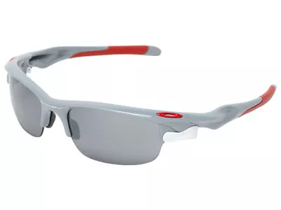 Oakley Fast Jacket Sunglasses OO9097-12 Polished Fog/Black Iridium VR28 • $199.99