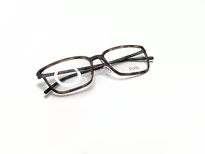 Marchon Airlock 3000 215 Eyeglasses Frames Tortoise Square Titanium 53-15-140 • $89.99