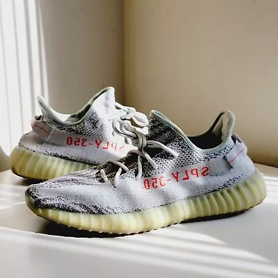 Adidas Yeezy Boost 350 V2 Size 13 Low Blue/Gray Tint Shoes Static Non-Reflective • $119.99