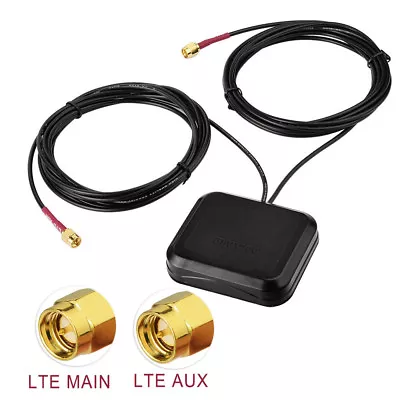 4G LTE Adhesive Mount Omni-directional Dual SMA Male Antenna For ZTE 4G Router • $13.42