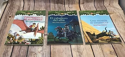 Magic Tree House La Casa Del Arbol 1-3 Mary Pope Osborne Spanish Espanol Lot 3 • $9.99