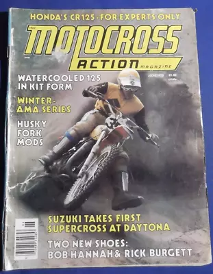 Motocross Action Magazine June 1976 Honda CR125M2 Elsinore Hannah Daytona SuperX • $28