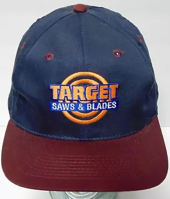 New Old Vintage 1990s Target Saws & Blades Logo Advertising Snapback Hat Cap • $17.69