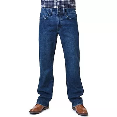 Axel Men’s Slim Boot Fit Denim Jean Dark Wash Size 32 X 34 • $23.50