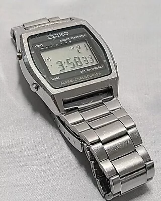 Rare Vintage Digital LCD Seiko Alarm-Chronograph Watch Seiko A914 5020  • $73