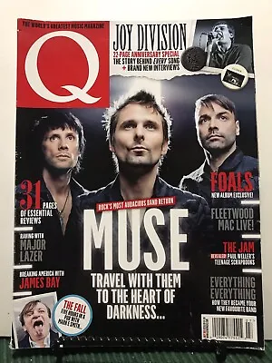 Q Magazine Muse Joy Division Anniversary Special Reviews July 2015 FREE SHIPPING • $14.97
