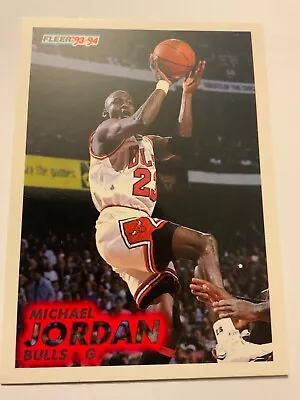 MICHAEL JORDAN 1993-94 93-94 Fleer #28 Chicago Bulls HOF GOAT ! • $1.95
