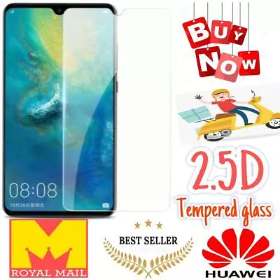 For Huawei Tempered Glass Screen Protector P20/40 Pro P Smart 2020 Mate 30 Lite • £0.99