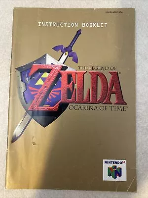 The Legend Of Zelda Ocarina Of Time Nintendo 64 N64 Instruction Manual Booklet • $15