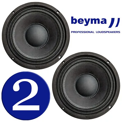 Beyma 6CMV2 6.5  Midrange Midbass Car Speaker 220 Watt RMS 8 Ohm PAIR (2 Pcs) • $158