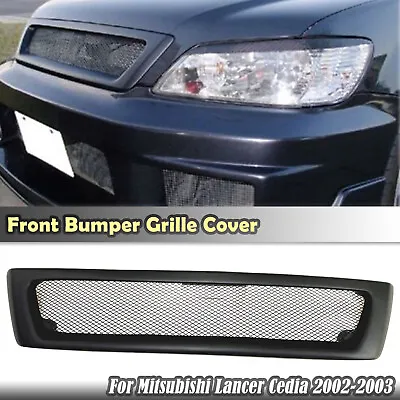 For Mitsubishi Lancer Cedia 2002-2003 Front Bumper Hood Grille Grill Kit Black • $131.10