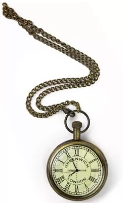 Nauticalia 2944 Greenwich Meridian Pocket Watch 5 Cm • £22.90