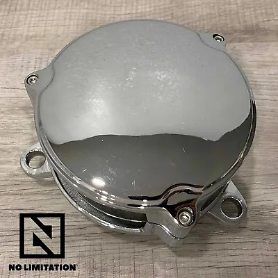 Mikuni Round Chrome Air Cleaner Adapter & Cover Housing For Harley CV Carburetor • $132