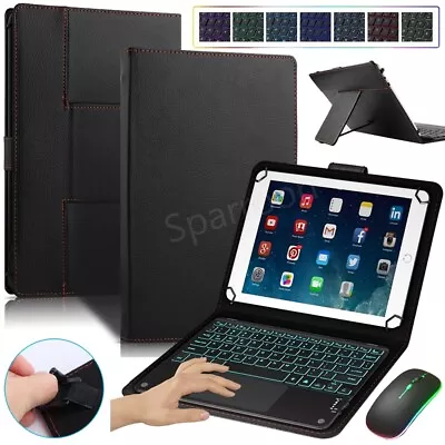 Universal Case丨Backlit Touchpad Keyboard 丨Mouse For 9.7-11 Android IOS Tablet PC • $19.99