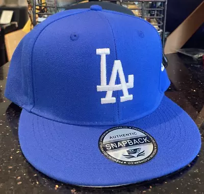 Los Angeles Dodgers Blue SnapBack Baseball Cap Hat Gorra Blue Bill White LA New • $17.99