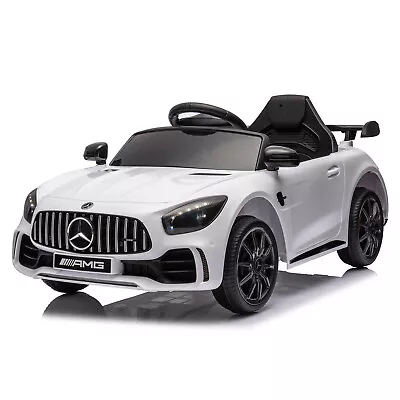 Yescom 12V Ride On Car Mercedes Benz AMG Sports Car With Remote Control White • $149.90