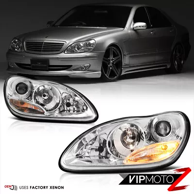 [FACTORY HID XENON STYLE] 2003-2006 Benz W220 S-Class D2R D2S Fog Headlight PAIR • $233.82