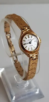 1960/70s Swiss Made Ladies Montine Hand Wind 17 Jewel Watch 7  Strap Working • $31.11