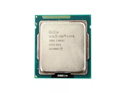 Intel Core I7-3770 Processor (3.40GHz 4 Cores Socket H2 LGA-1155) - SR0PK • $39