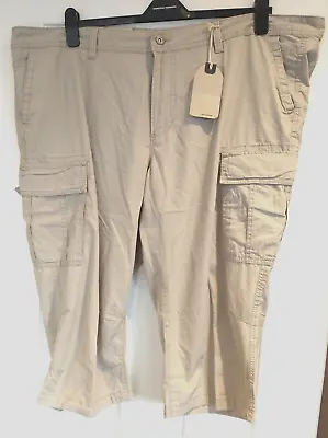 Camel Active - Mens Stone Long Cargo Shorts - Size 46 – 46” Waist - Bnwt • £17.99