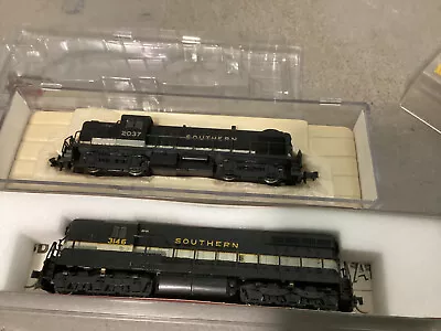 Two (2) N Scale Locomotives- Southern  #2037 And #3146 • $44.31