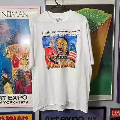 Vintage 90s Martin Luther King Jr Speech Tee - SIZE 2XL • $25