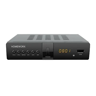 ATSC Digital Converter Box With TV Tuner TV Recording HDMI Mediasonic HomeWorx • $34.99