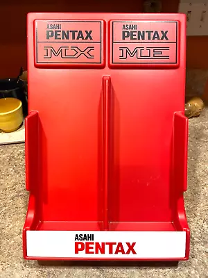 Vtg ASAHI Pentax MX Film Red Plastic Store Display Storage Camera Photography • $39.95