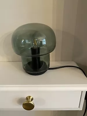 £18 • Buy Tokabo Ikea Mushroom Glass Lamp - Smoked Green/Grey - Rare VGC Tested + Working 